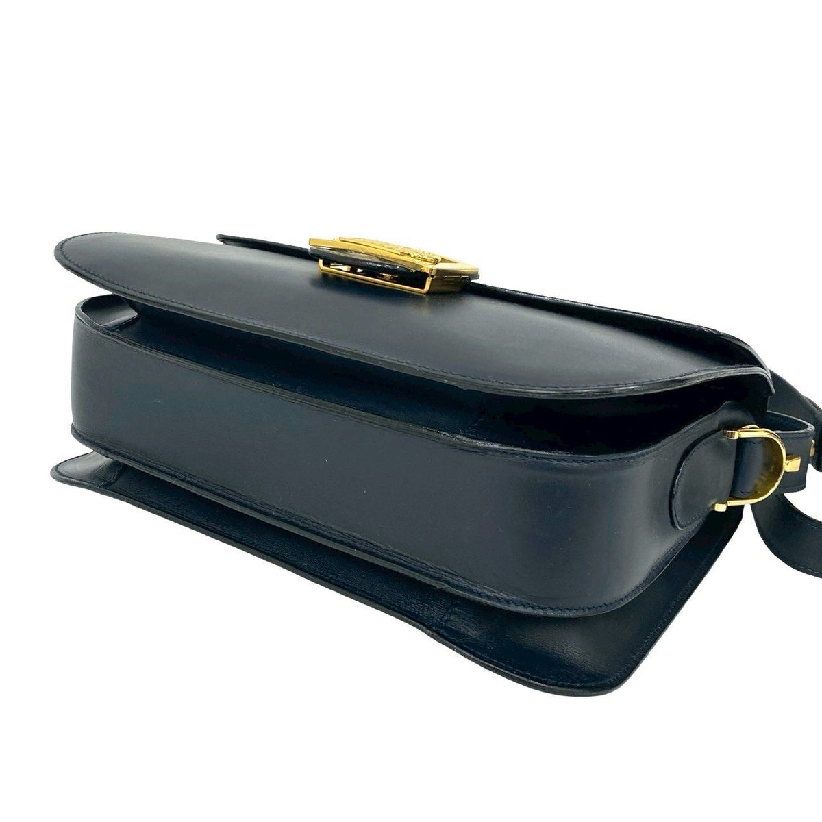 セリーヌ レザーショルダーバッグ