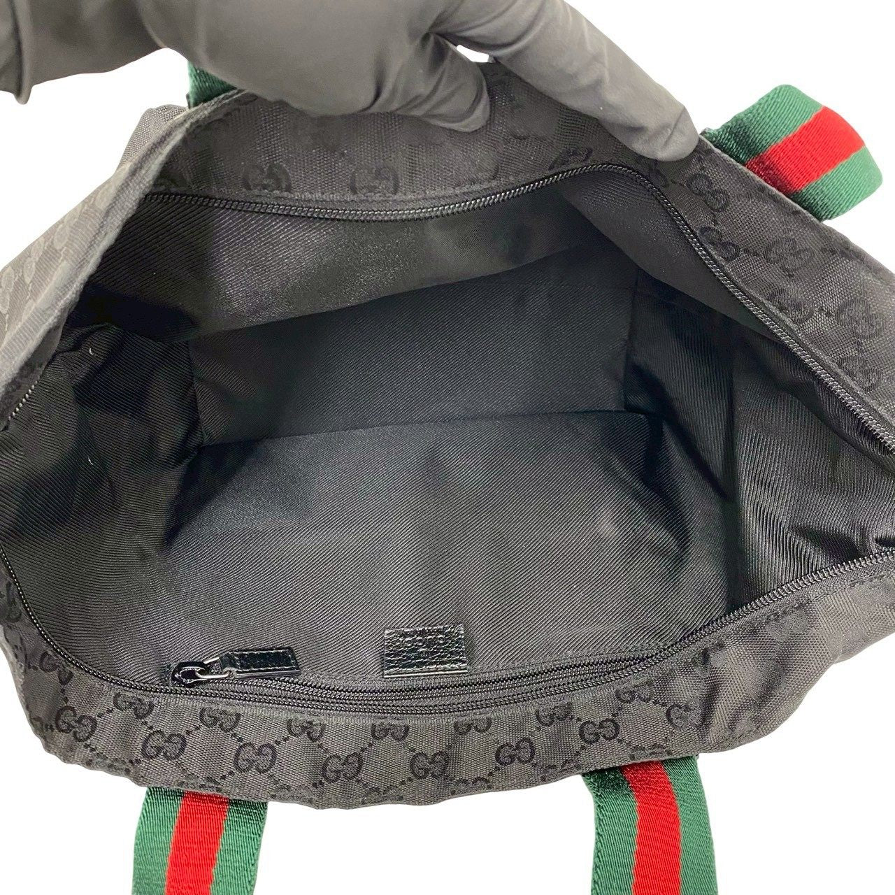 グッチ GGキャンバス ナイロン トートバッグ
