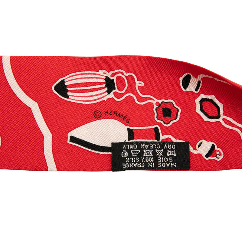 エルメス Les Flacons Bandana シルクツイリー
