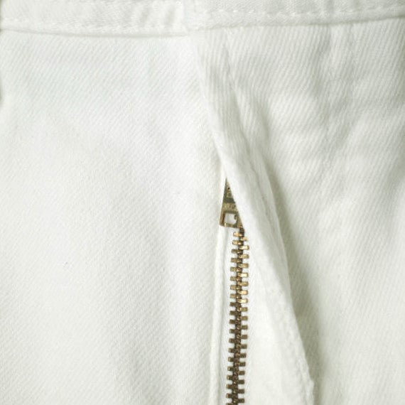 イージーンズ SLIM STRAIGHT コットン デニムパンツ