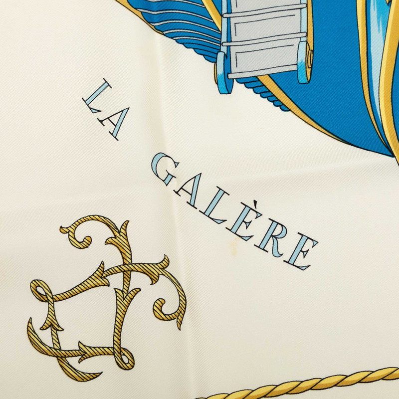エルメス カレ90 VUE DU CARROSSE DE LA GALERE LA REALE クイーン シルク スカーフ