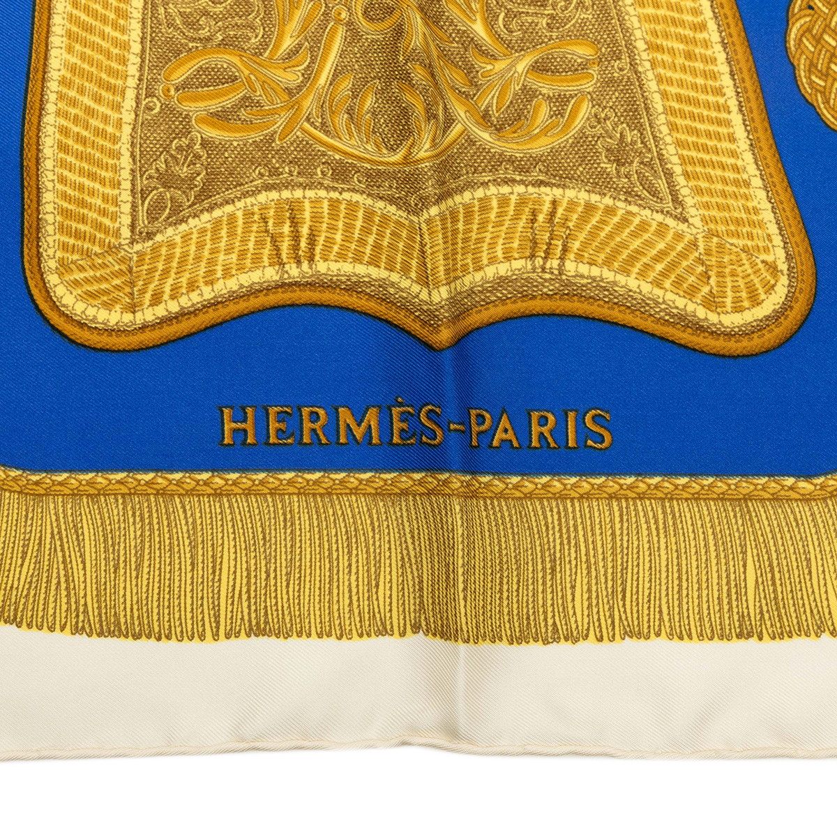 エルメス カレ90 Poste et Cavalerie シルクスカーフ