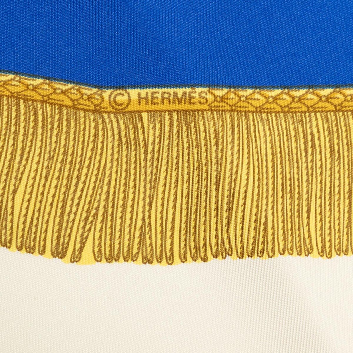 エルメス カレ90 Poste et Cavalerie シルクスカーフ