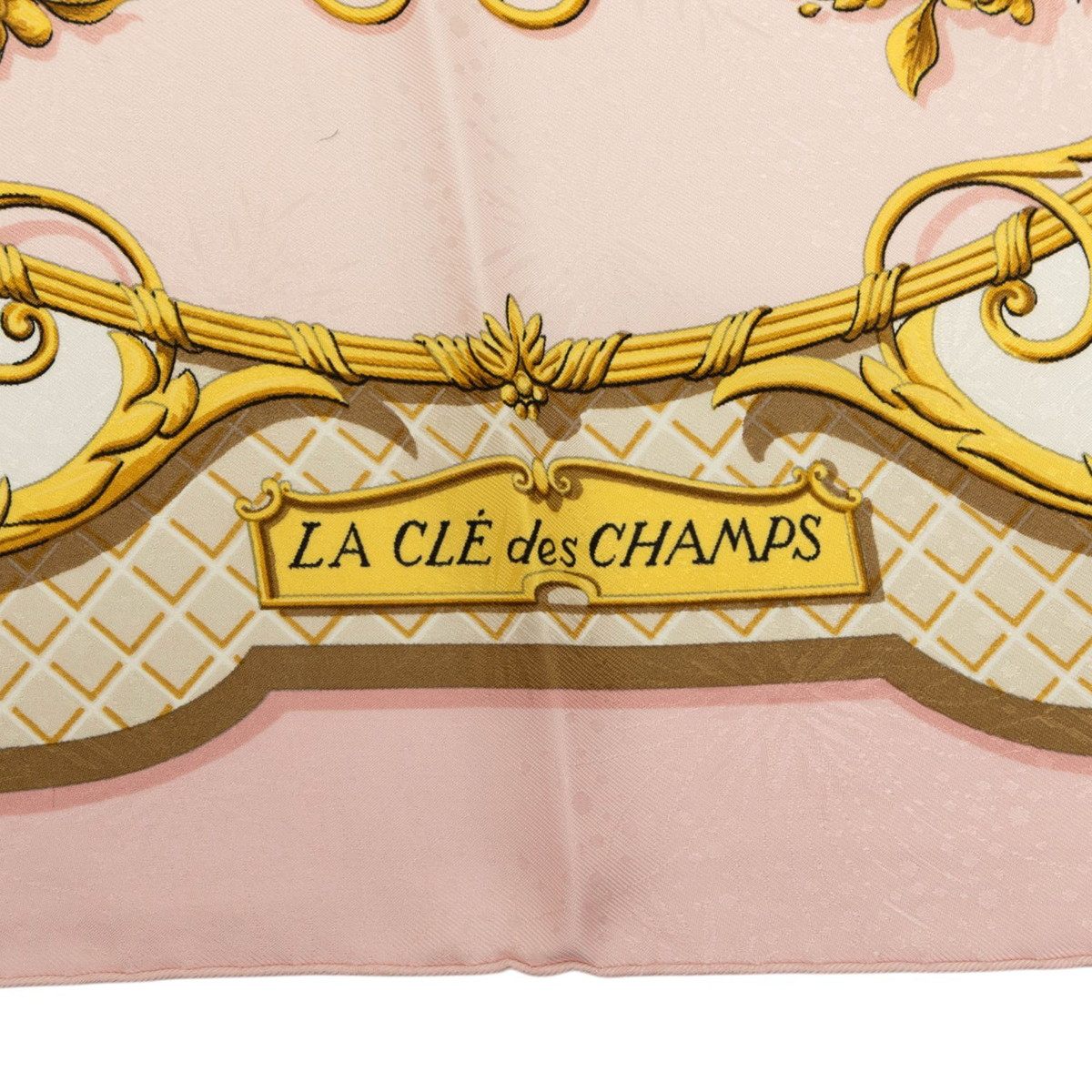 エルメス カレ90 La Cle des Champs シルクスカーフ