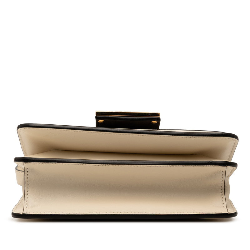 フェンディ FENDI FAB レザー ショルダーバッグ