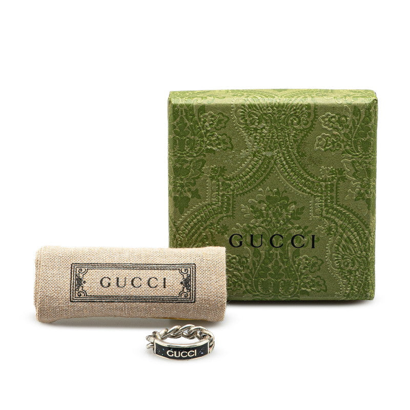 グッチ ロゴ SV925 チェーンリング