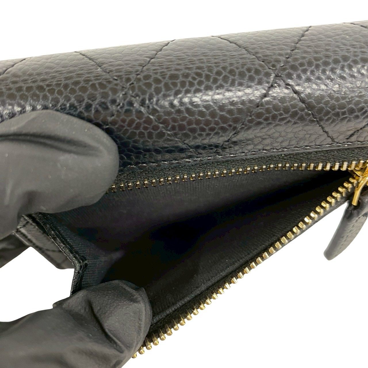 シャネル スモールフラップウォレット 三つ折り財布