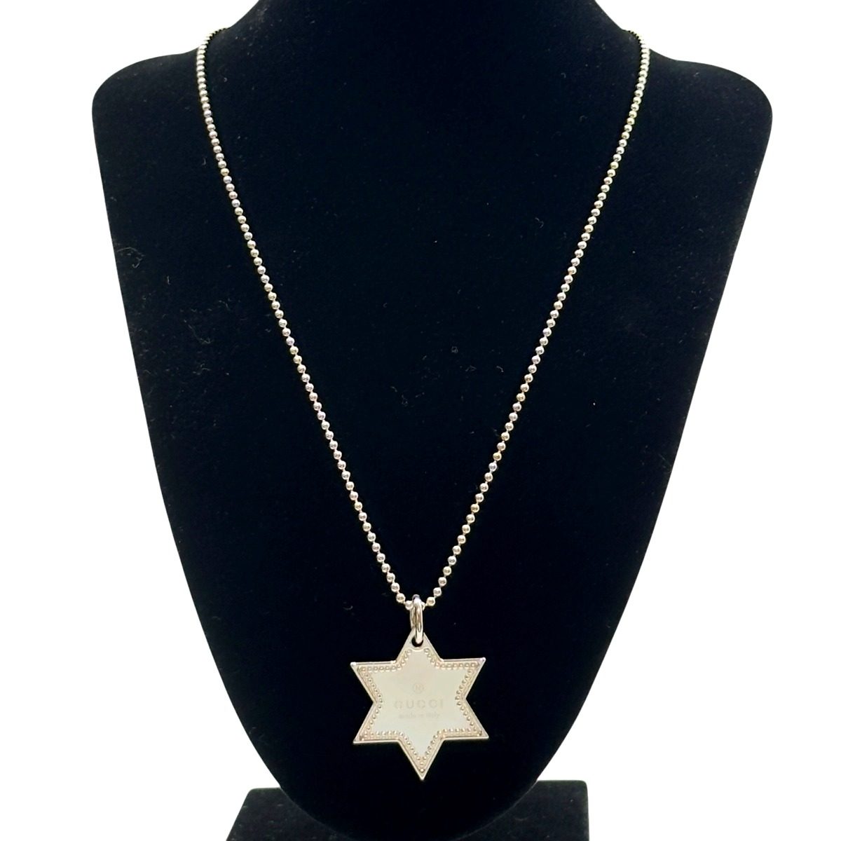 グッチ Star of David シルバー ネックレス