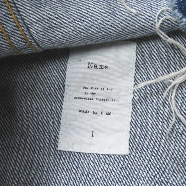 ネーム 18SS ジャパニーズ デニム ジャケット W-NMJK-18SS-011