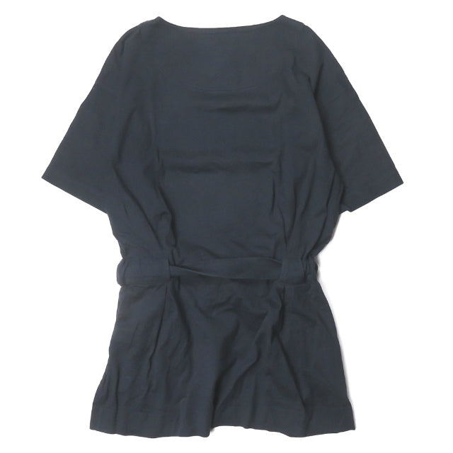 トラディショナルウェザーウェア ROLL-UP SLV TUNIC コットンワンピース