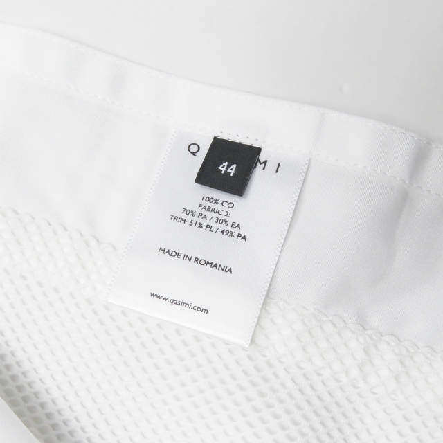 カシミ SOOK POPLIN BIB SHIRT コットンベスト