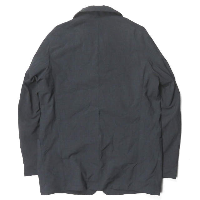 マンド ポリエステルレーヨンチェックカバーオールジャケット
