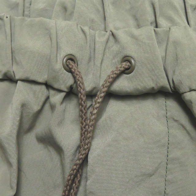 マンド GARMENT DYED MILITARY ポリエステルパンツ