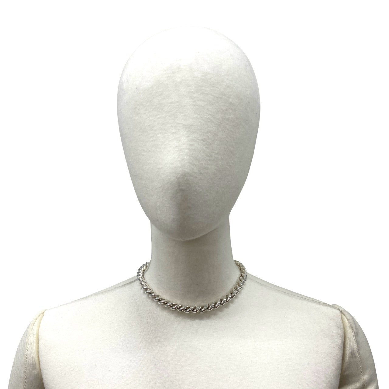 エルメス トルサード シルバー ネックレス