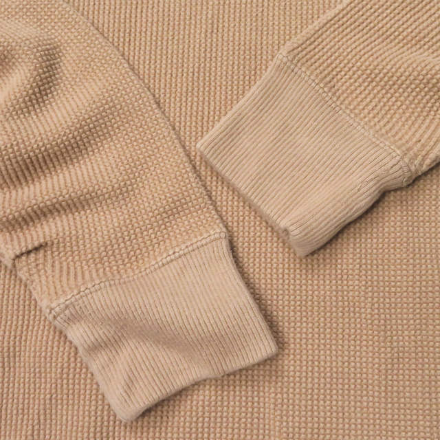 ADAM ET ROPE サーマル プルオーバー ベージュ トップ