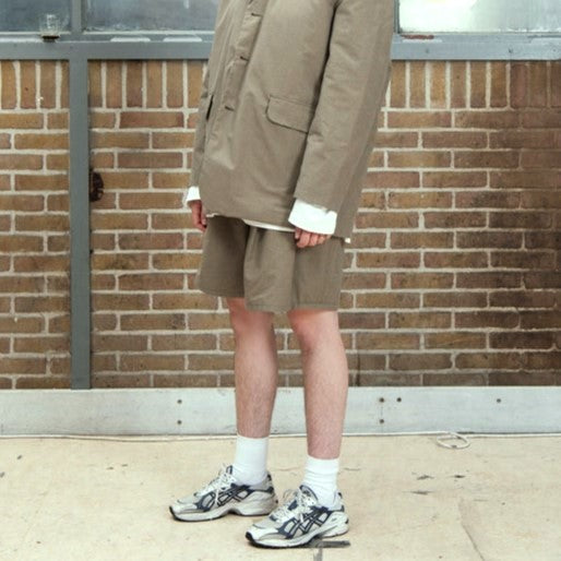 カミエルフォートヘンス PLEATED SUIT PANTS SHORTS コットン ショートパンツ