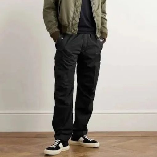 トムフォード Twill Drawstring Combat Pant コットンパンツ