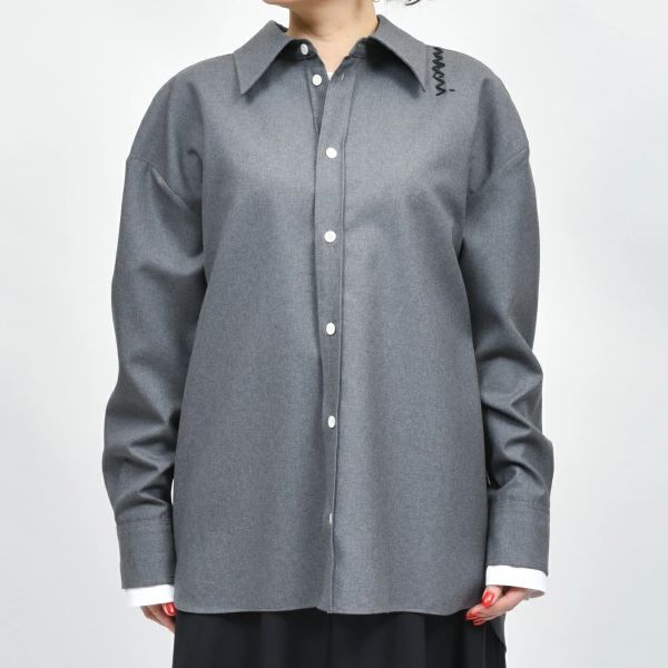 マルニ CAMA0613QS TW839 ウール シャツ