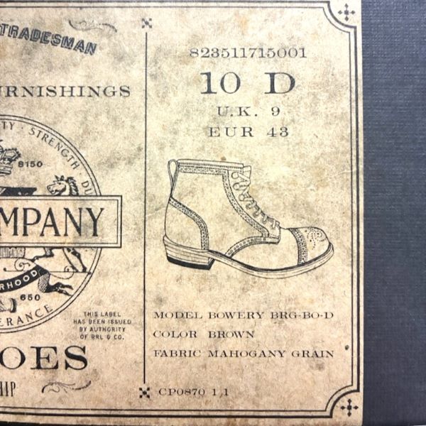 ダブルアールエル BOWERY BOOTS BROGUE ブーツ