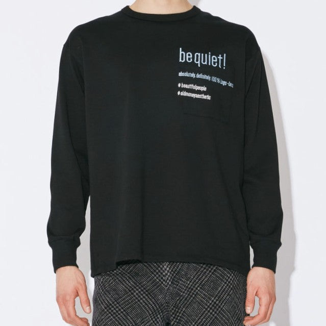 ビューティフルピープル suvin compact jersey タイポグラフィー ロングTシャツ
