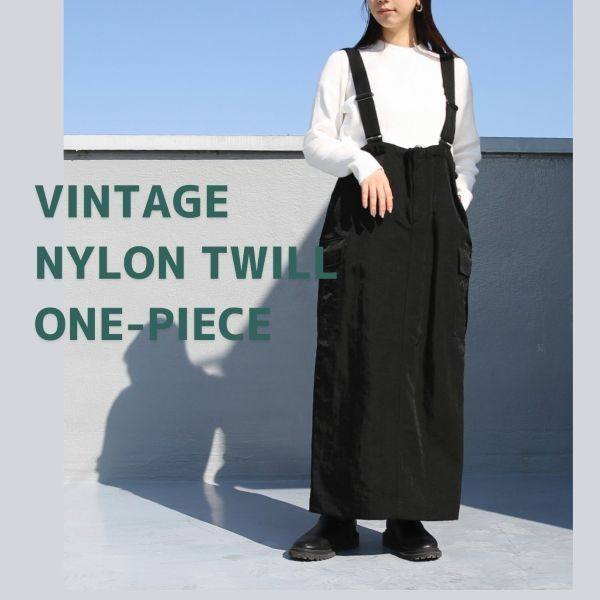 サクラ VINTAGE NYLON TWILL ワンピース