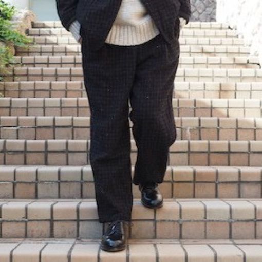 アン CLASSIC WOOL TWEED パンツ