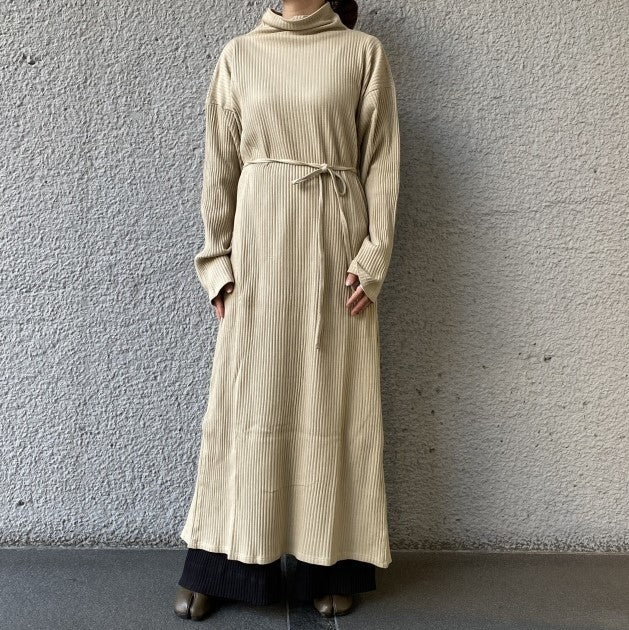 ベースレンジ オーガニック コットン ラサ カフタン ドレス XS