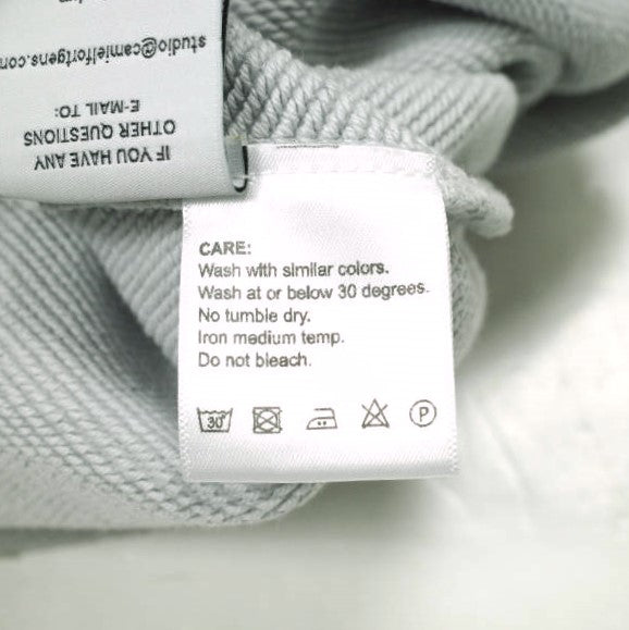 CAMIEL FORTGENS スカーフ フーディー コットン フーディー