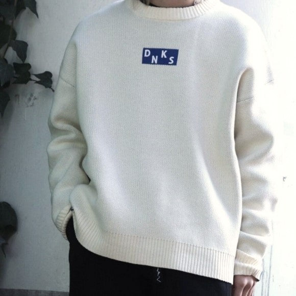Danke Schon EMBROID クルーネック コットン ニット
