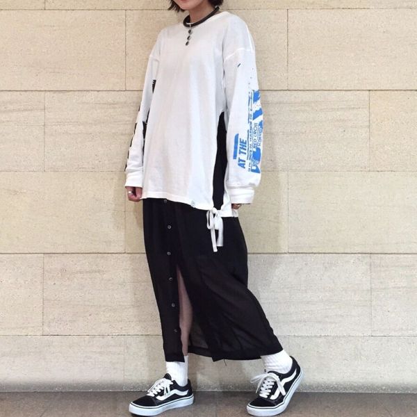 ファセッタズム×レイビームス コットン長袖Tシャツ