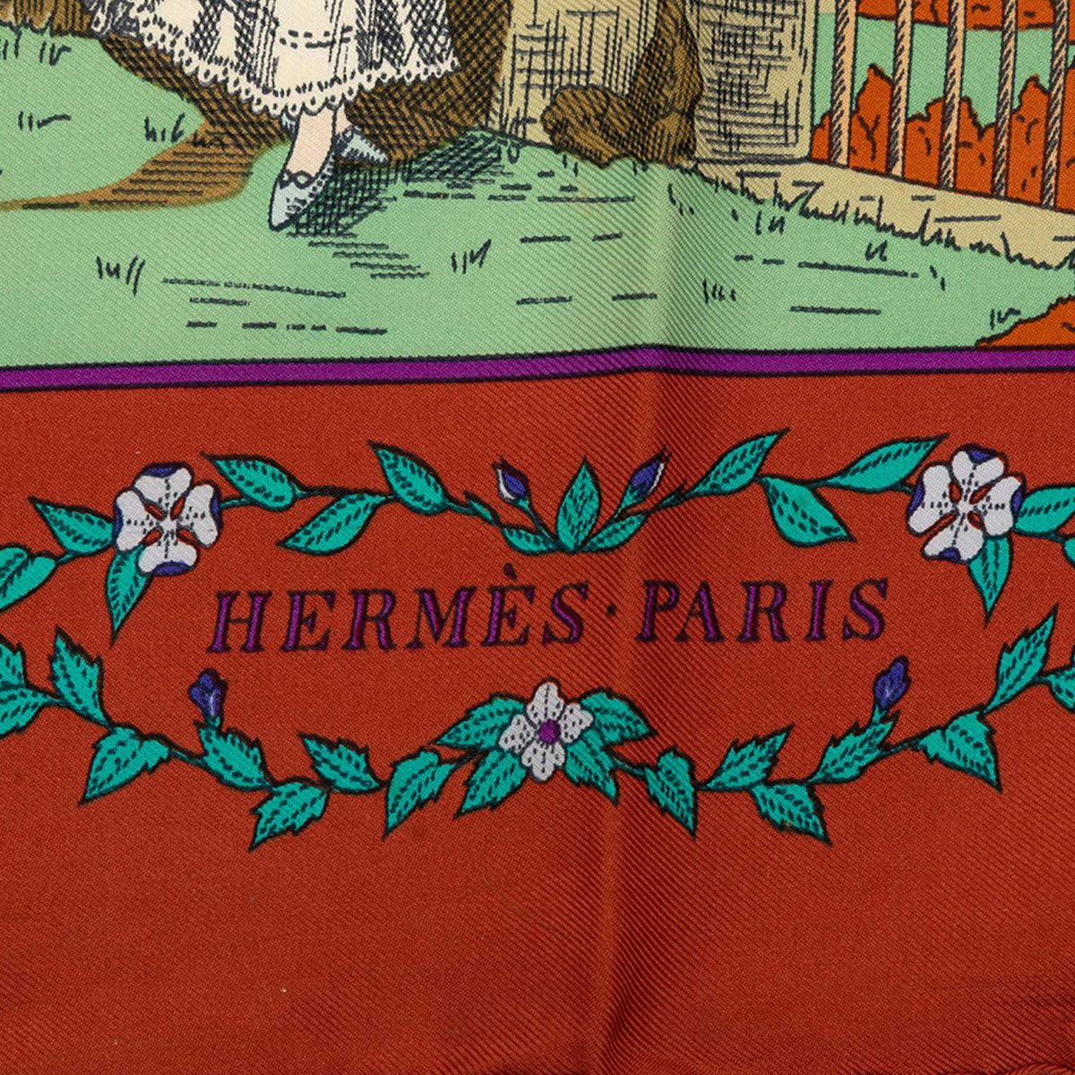 エルメス カレ90 COSTUMES DES DEPARTEMENTS シルクスカーフ