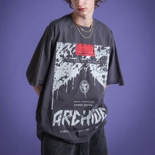 ダンケシェーン CIGARETTE DOLMAN S S TEE コットンTシャツ