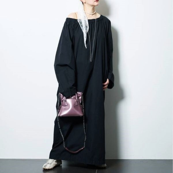 シティショップ OFF SHOULDER DRESS コットンワンピース