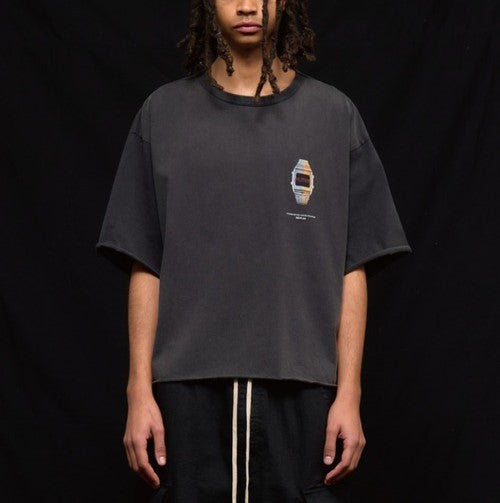 ダンケシェーン CUTOFF S S TEE WATCH コットン Tシャツ