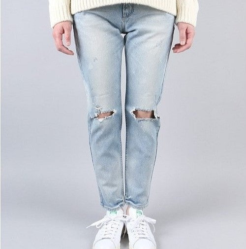 アッパーハイツ ストレッチ デニム パンツ 24 インディゴ