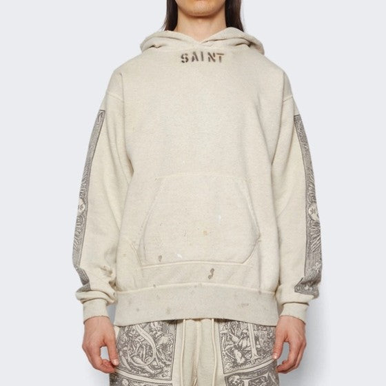 セントマイケル DT HOODIE MURAL コットンパーカー 限定