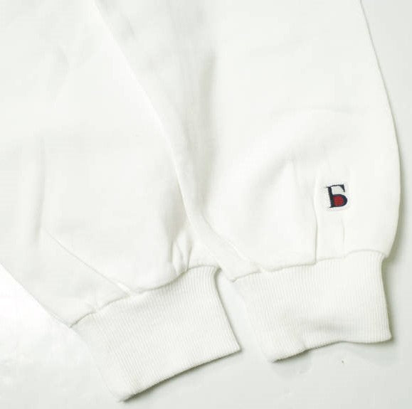 Danke Schon ロゴ刺繍 クルーネック スウェット L ホワイト