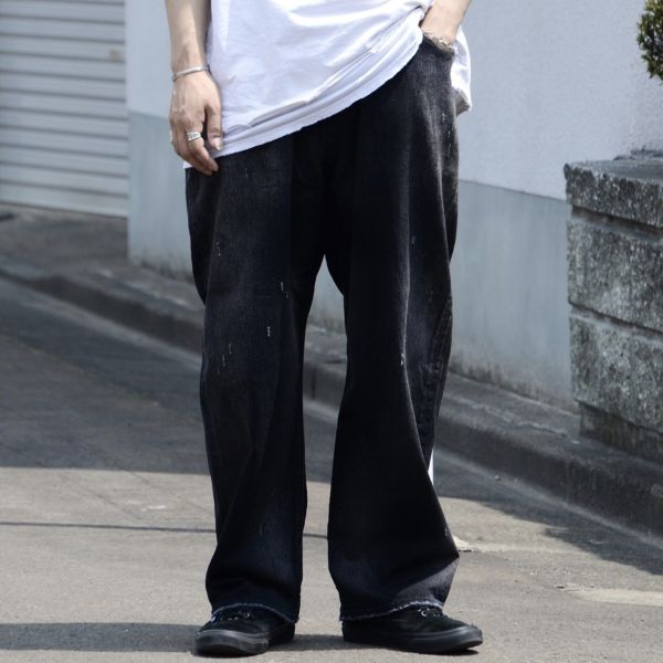 アンセルム AGING TAPERED 5P DENIM PANTS デニムパンツ