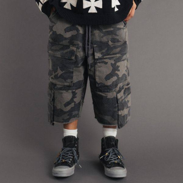 FR(13)NDS WAIST LAYER CARGO SHORTS コットンショーツ