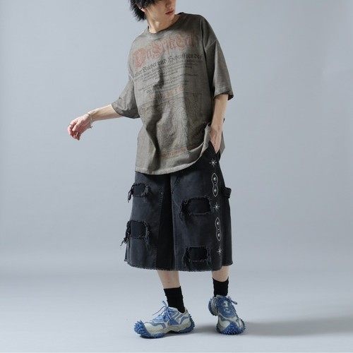 ダンケシェーン STUDS W-KNEE DUCK ショートパンツ