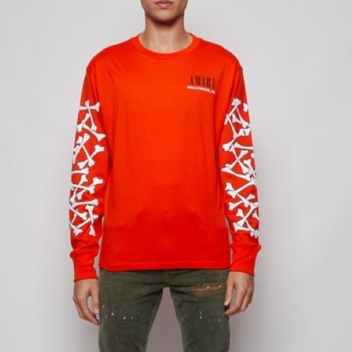 アミリ Bones Stacked ロングスリーブTシャツ
