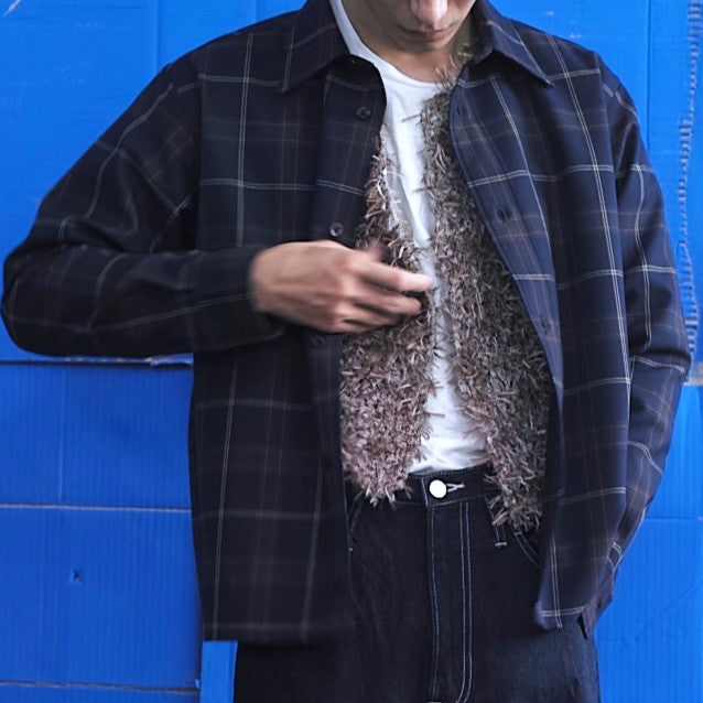 well HEMMING SHIRT ウールシャツ
