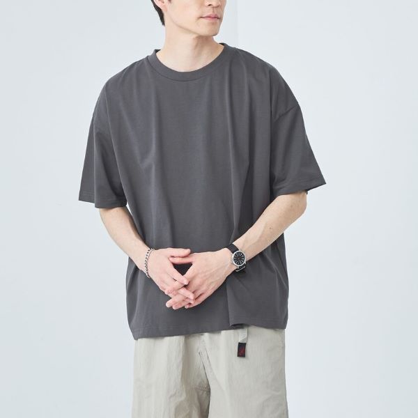 グリーンレーベルリラクシング ユナイテッドアローズ GLR or ポリエステルコットン半袖トップス 限定
