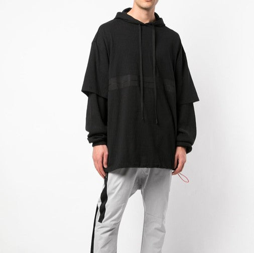 アンレーベルプロジェクト JERSEY DRAWSTRING HOODIE コットン パーカー