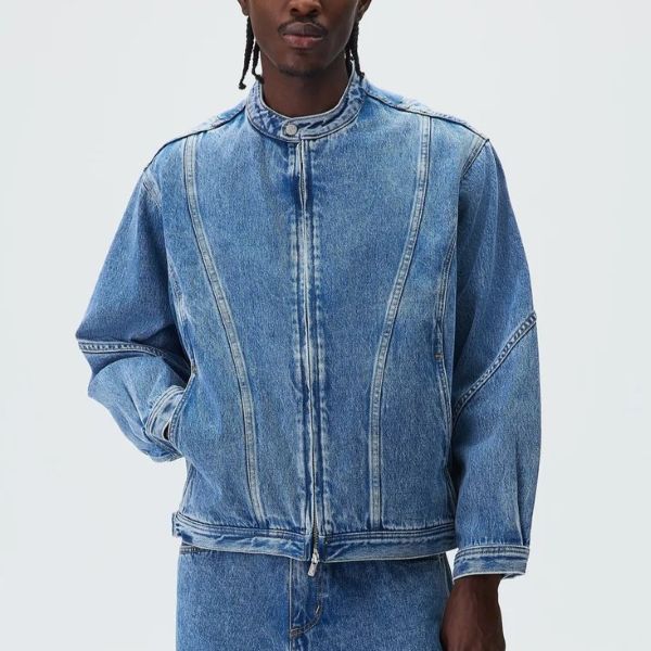 キスニューヨークシティ Kith Denim Adrien Moto Jacket デニムジャケット