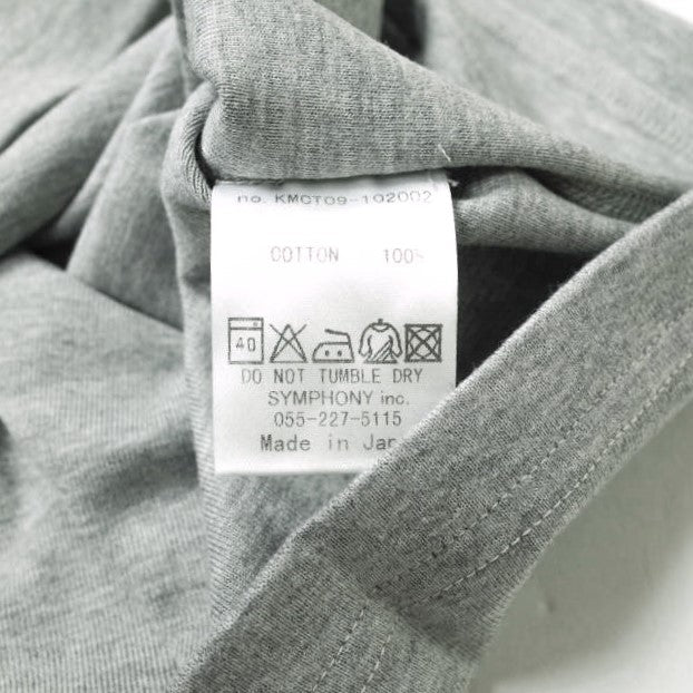 Koko ソリッド Uネック 3/4 スリーブ Tシャツ L グレー