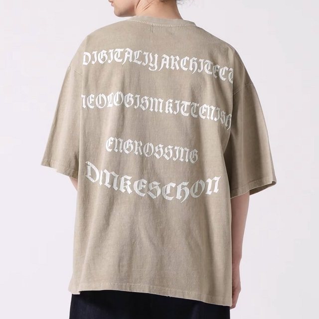 ダンケシェーン 活性染ロゴ コットン 半袖Tシャツ