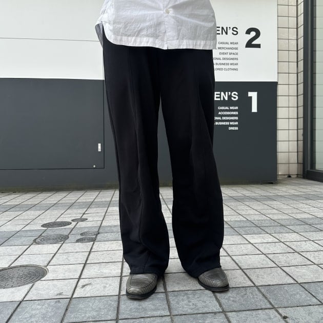 インターナショナルギャラリービームス バナナドレーピング コットンポリエステルパンツ