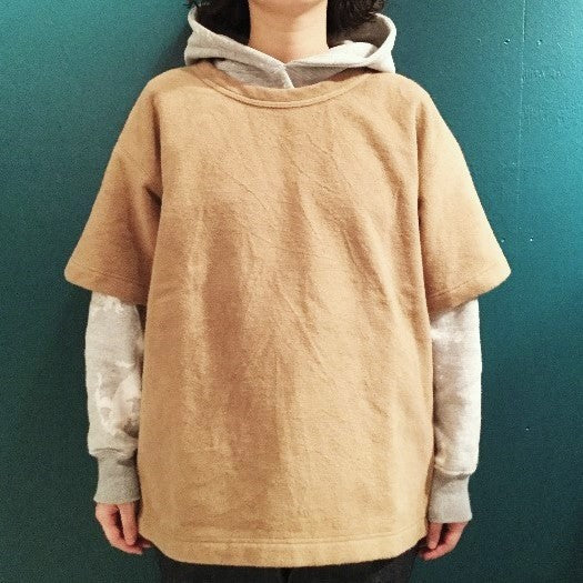 ティーエスエス×ビームスボーイ ビッグTシャツ コットン ポリエステル トップス