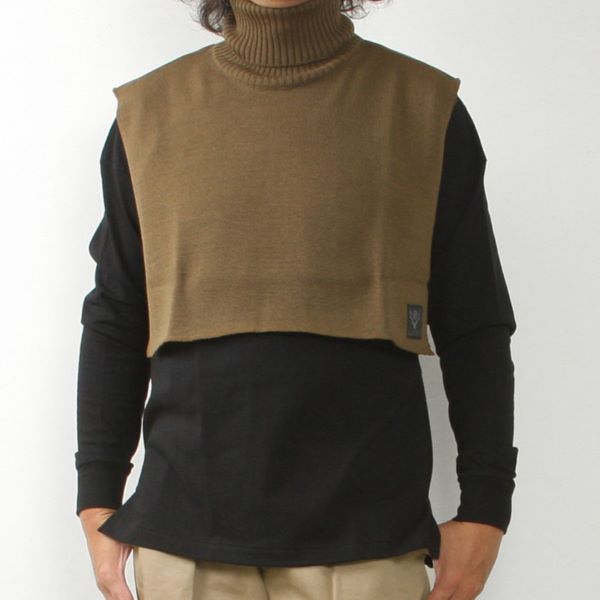 South2 West8 Dickey Turtle Knit ウールアクリルニット